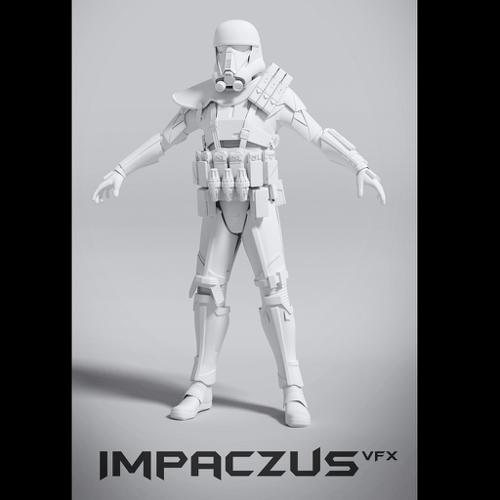 Rogue One Death Trooper Armor preview image